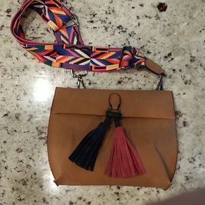 Domus earth cross body purse